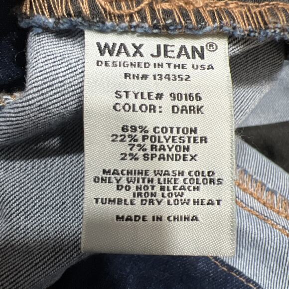 Wax Jeans Paint Splatter Skinny Overalls Blue Womens Size Small - Picture 11 of 16